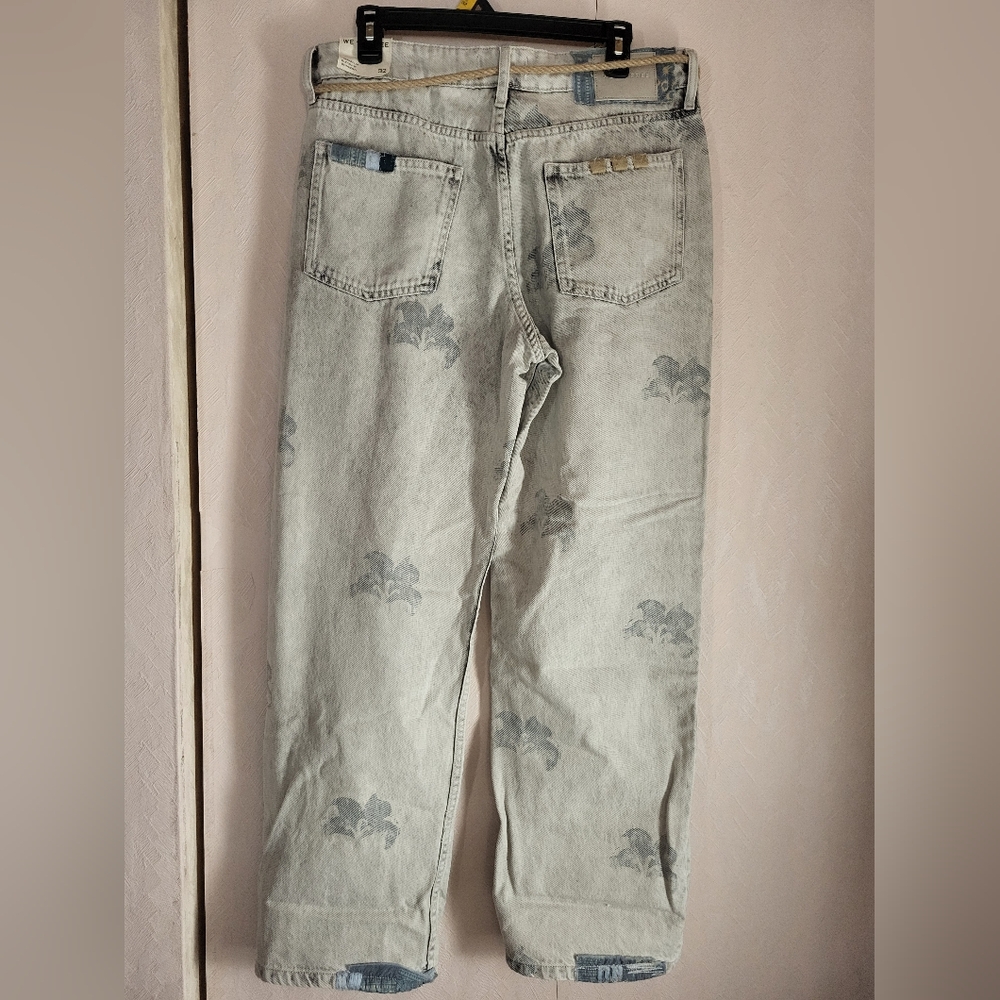 Free People We The Free Geranium Slouchy Straight Jeans - Picture 12 of 16
